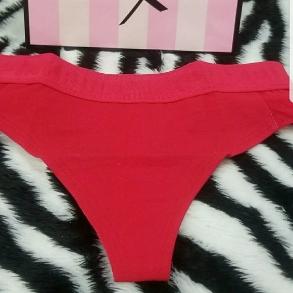 PINK VICTORIA'S SECRET PANTIE SZ.LARGE - Picture 1 of 5